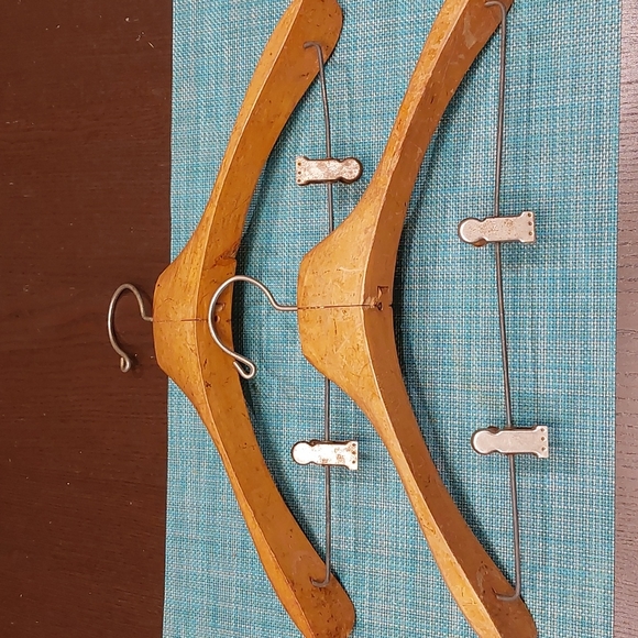 Suits & Blazers Vintage Wooden Hangers From 195s Poshmark